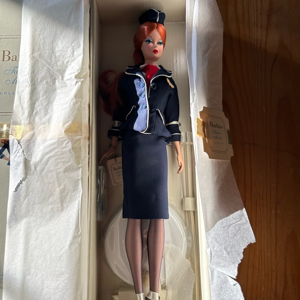 Silkstone Barbie The Stewardess NRFB Gold Label